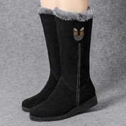 Botki średniej wysokości Tina z arch support na zimę dla kobiet 4
