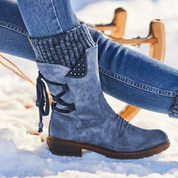 Buty Zimowe Damskie Hailey Z Orthopedycznym Wsparciem Łuku Stopy, Śniegowce Damskie, Ciepłe i Stylowe 1