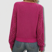Elegancki sweter damski z dekoltem w kształcie litery V na każdą okazję 2