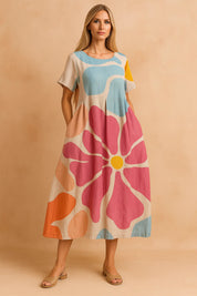 LOTTIE | Sukienka w kwiaty w stylu boho