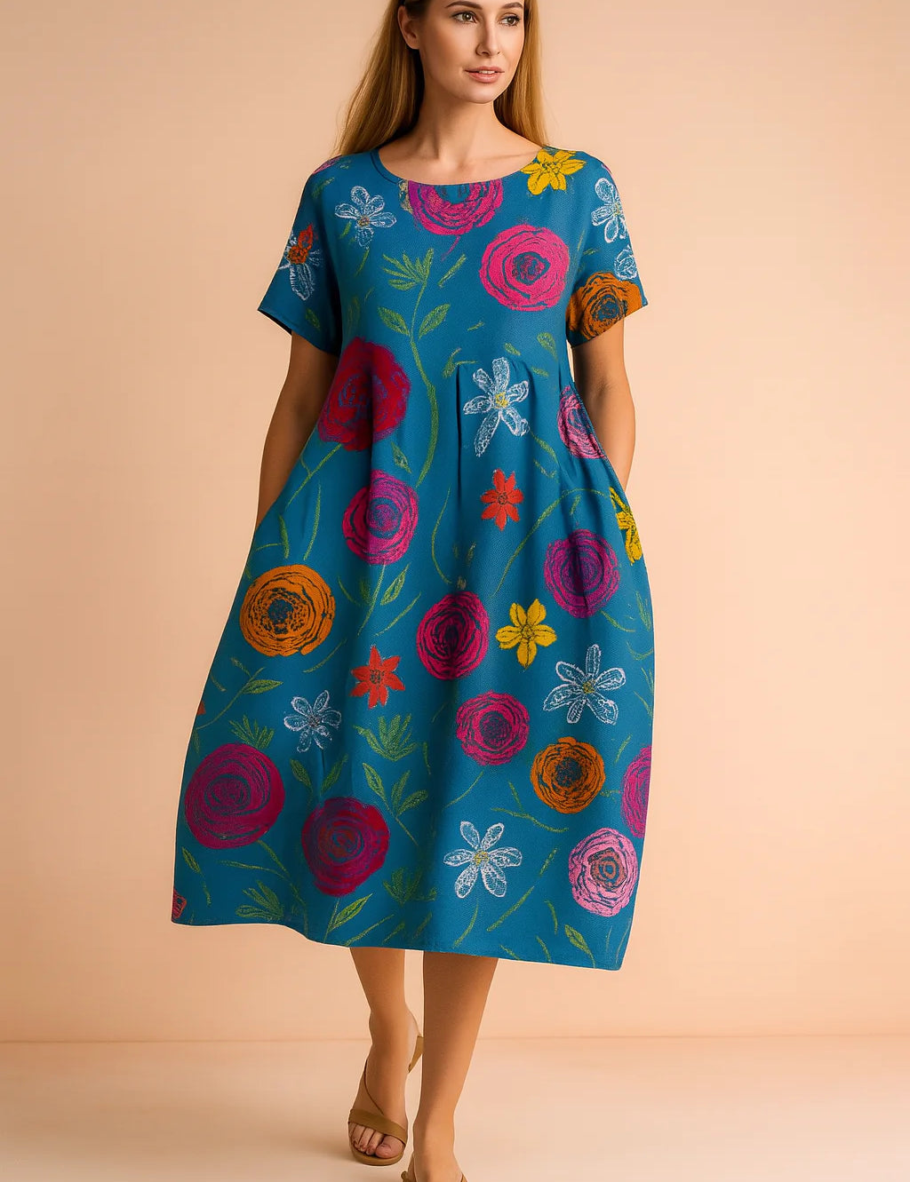 LOTTIE | Sukienka w kwiaty w stylu boho