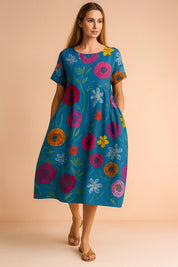 LOTTIE | Sukienka w kwiaty w stylu boho