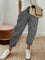 Stylowe lniane spodnie damskie casual na lato z dopasowanym krojem 8