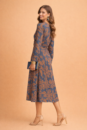 ALEXA | Sukienka midi Twist Elegance
