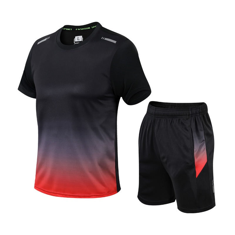 Odzież Sportowa Męska Zestaw - Szybkoschnący, Elastyczny, Maksymalna Swoboda Ruchów, Nowoczesny Design