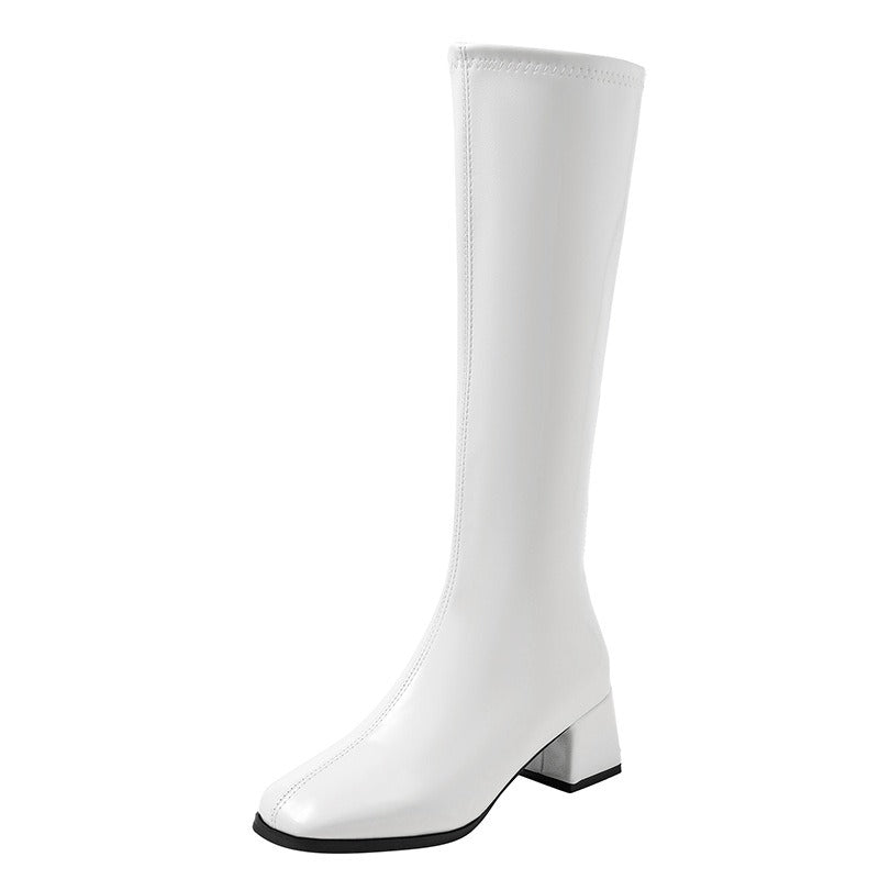 Botki Damskie Retro z Arch Support i Wygodnym Obcasem na Jesień