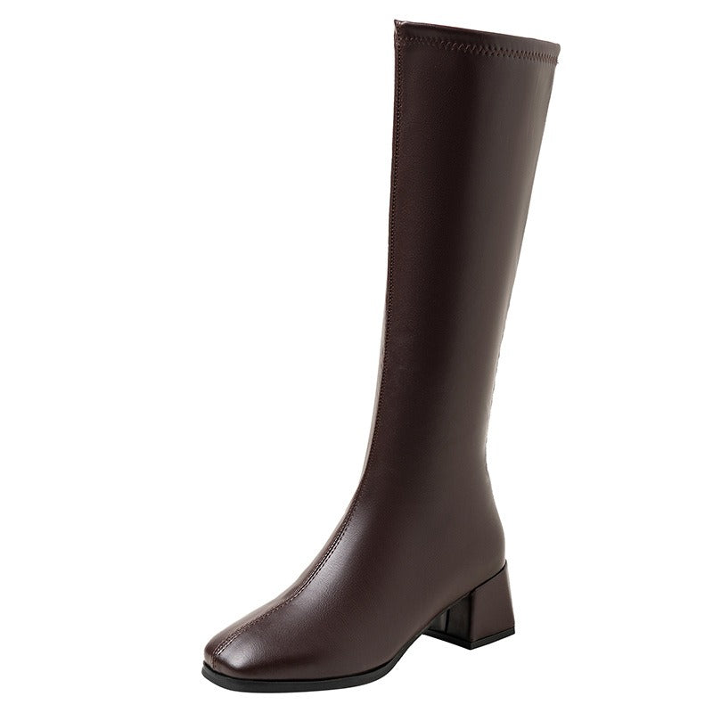 Botki Damskie Retro z Arch Support i Wygodnym Obcasem na Jesień