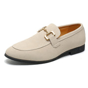 Mokasyny Męskie Czarne Z Arch Support - Eleganckie Buty Mokasyny Męskie Slip-On