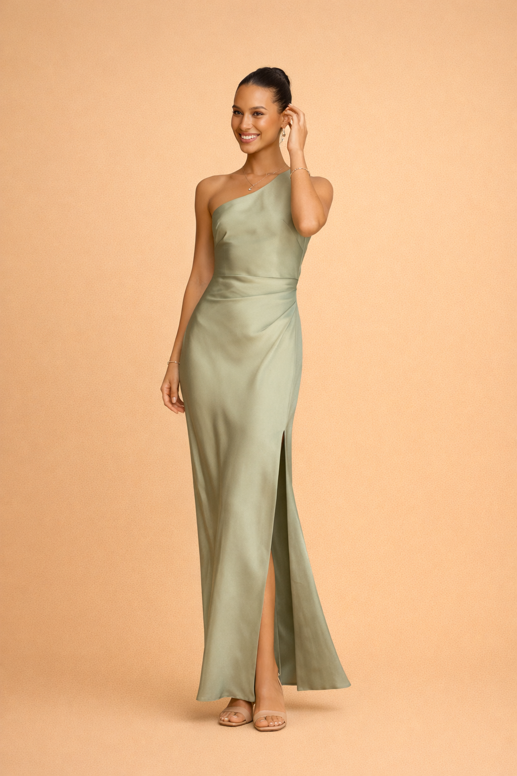 DELPHINE | Seksowna sukienka maxi